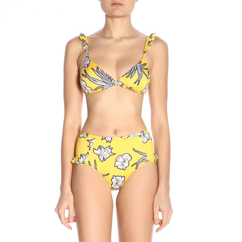 Pinko Elise Bralette Floral Bikini Top NWT